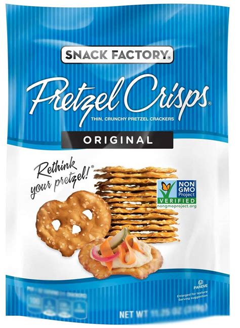 are snack factory pretzel crisps nut free